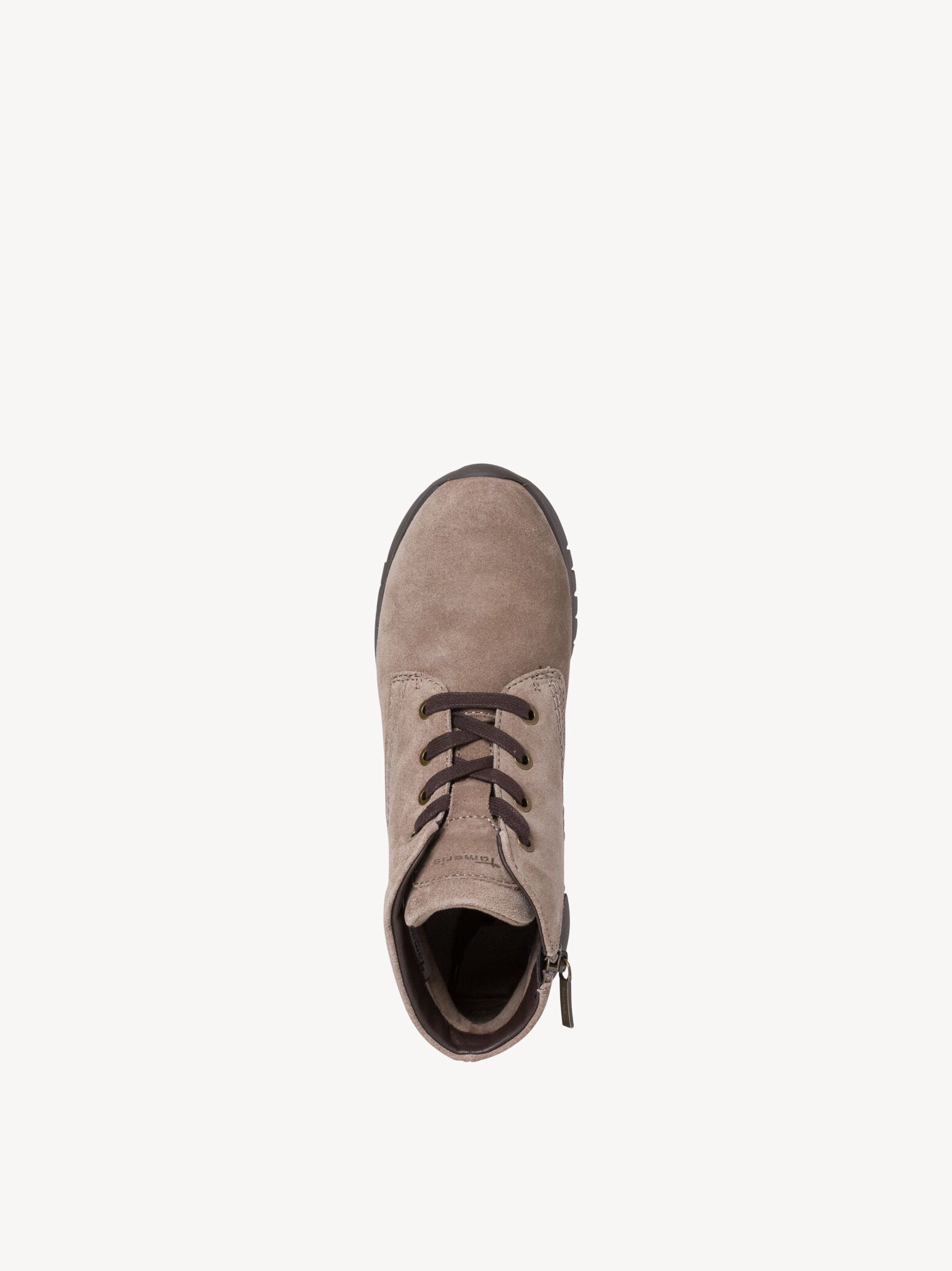 Bottine en cuir - marron