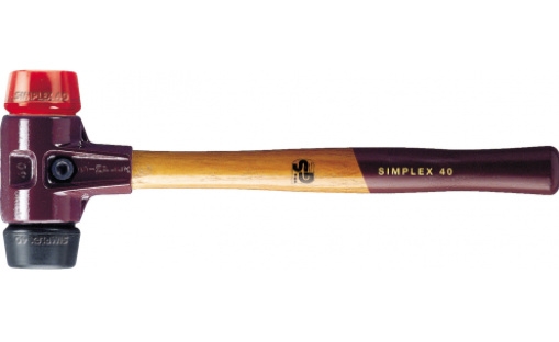 Halder 3028.080 Młotek SIMPLEX guma/nylon, 80 mm