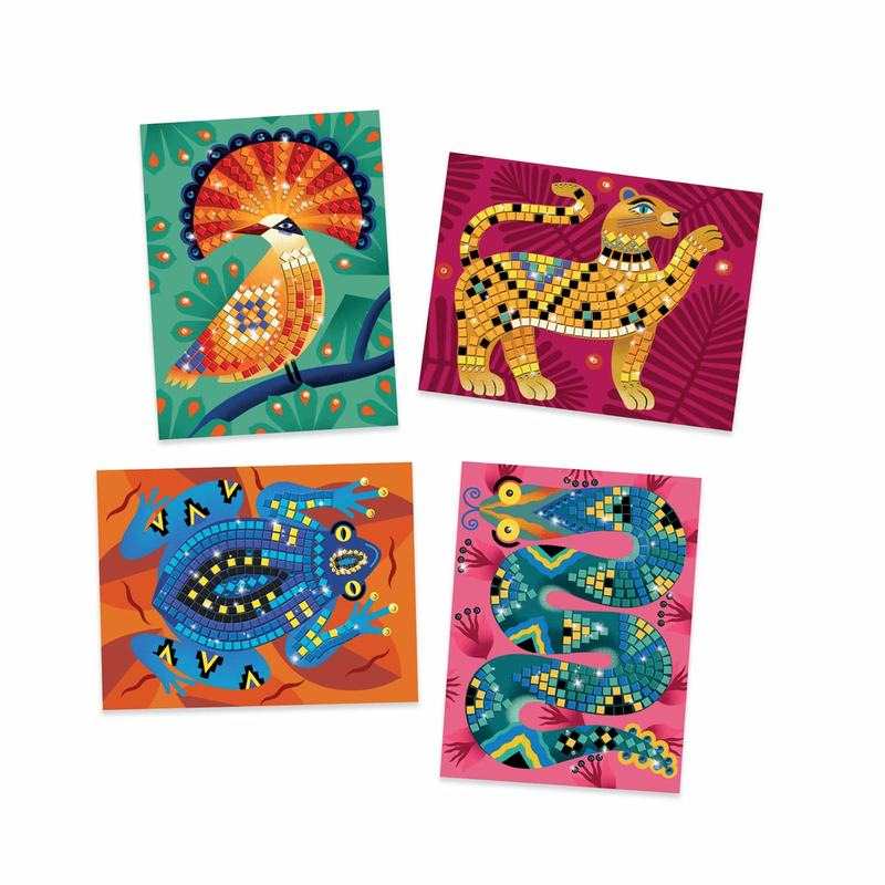 Coffret Mosaïques Au coeur de la jungle Djeco