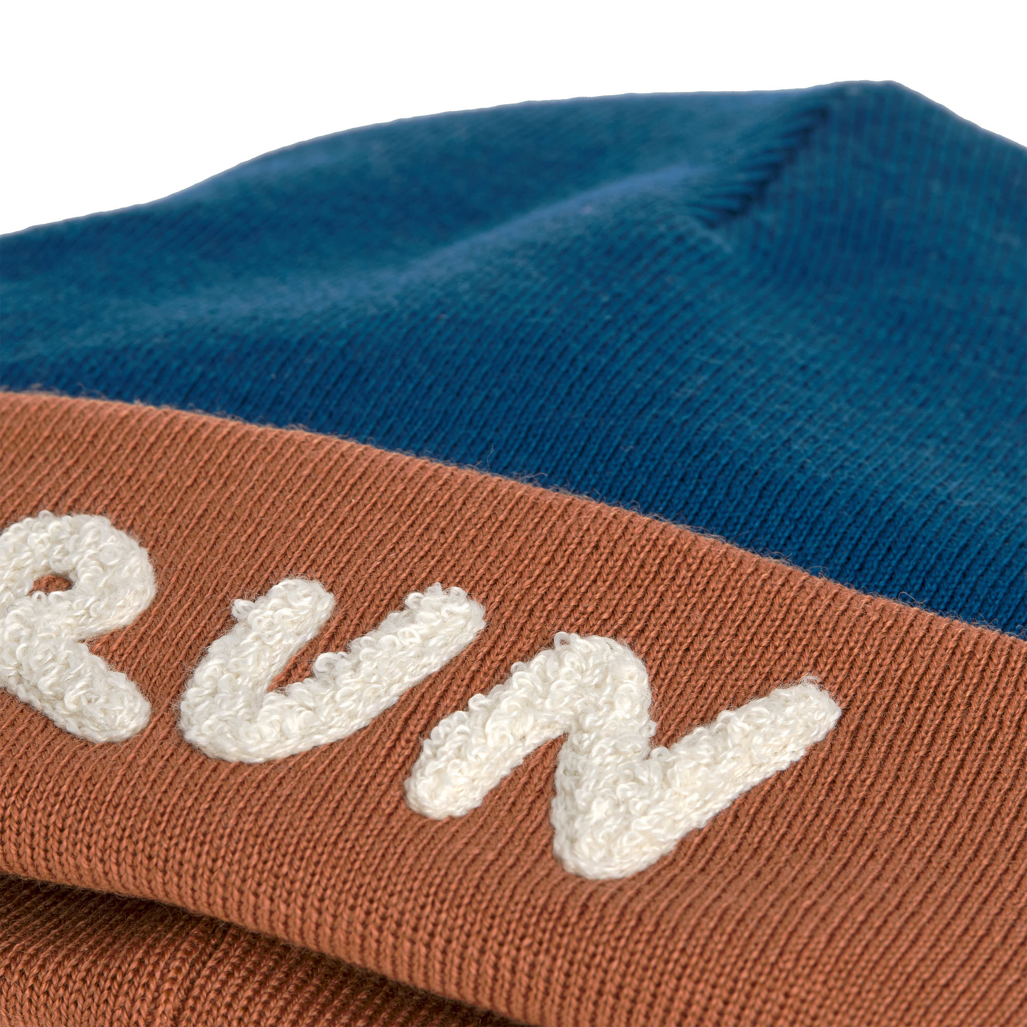 Beanie Mütze Kinder - Merino Wolle, Little Gang, Run Braun