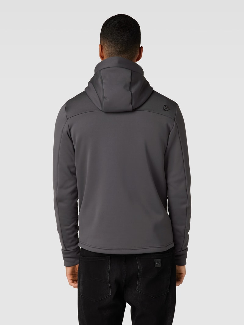 Steppjacke mit Kapuze Modell 'ZUKO' in anthrazit