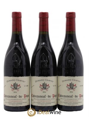 Châteauneuf-du-Pape Charvin (Domaine)  2016 - Lot de 3 Bouteilles