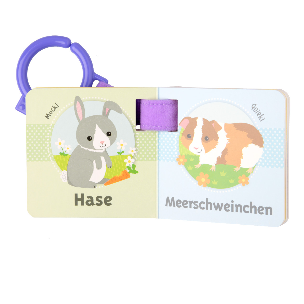 Baby Buggy-Buch Haustiere mit Anhänger