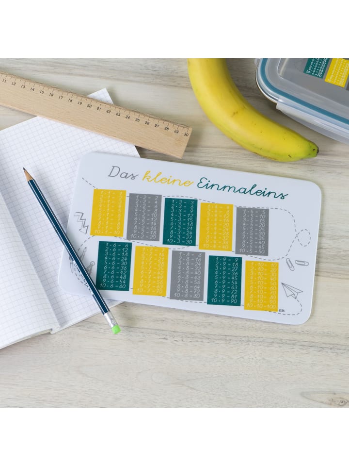 Geda Labels Frühstücksbrettchen Kleines 1x1-Version 2 in Weiß - 23,5x14,5x0,3cm günstig kaufen onesize