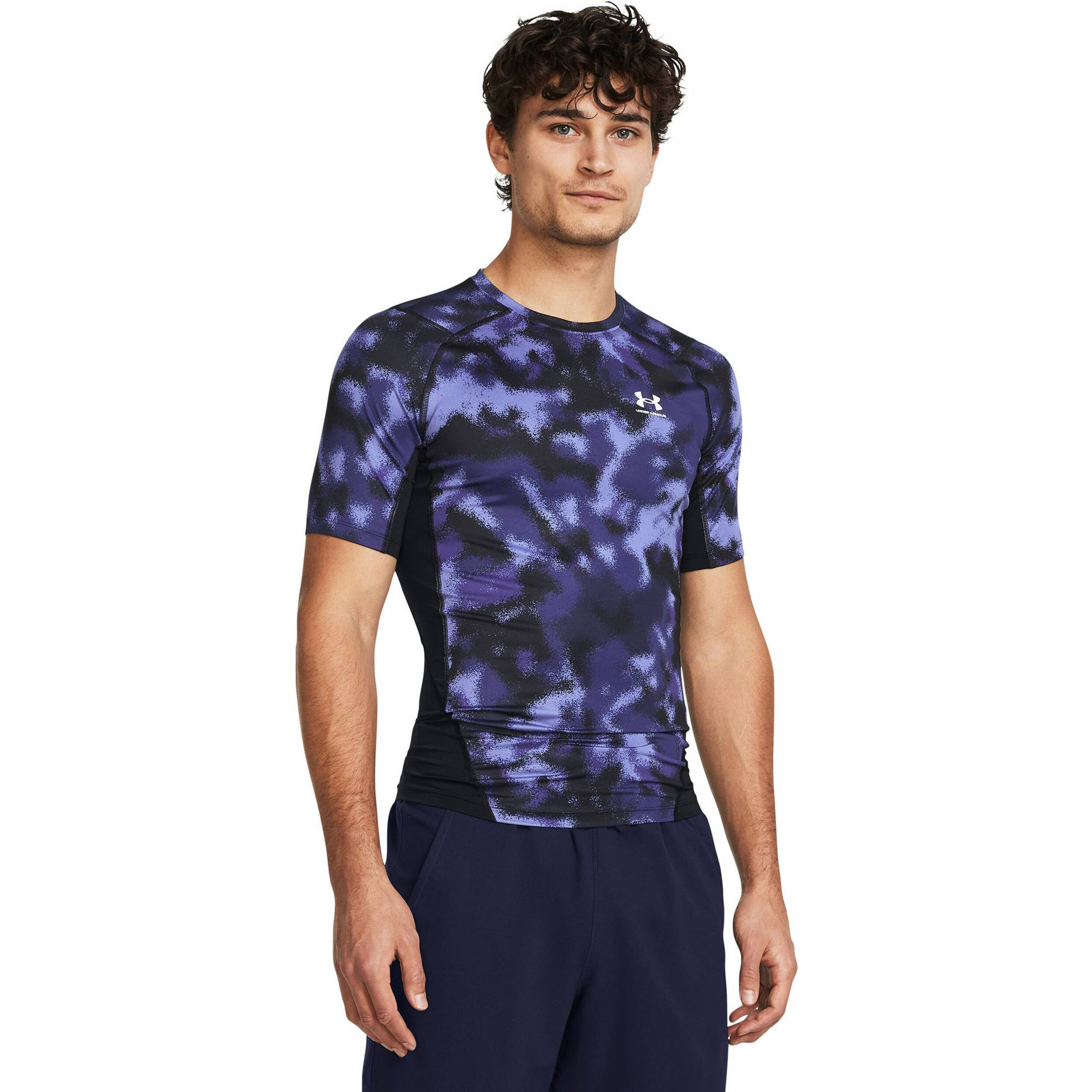 Heatgear Printed T-Shirt Herren - Lila