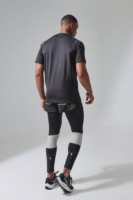 Man Active 3 Inch reflektierende Nylon-Laufshorts