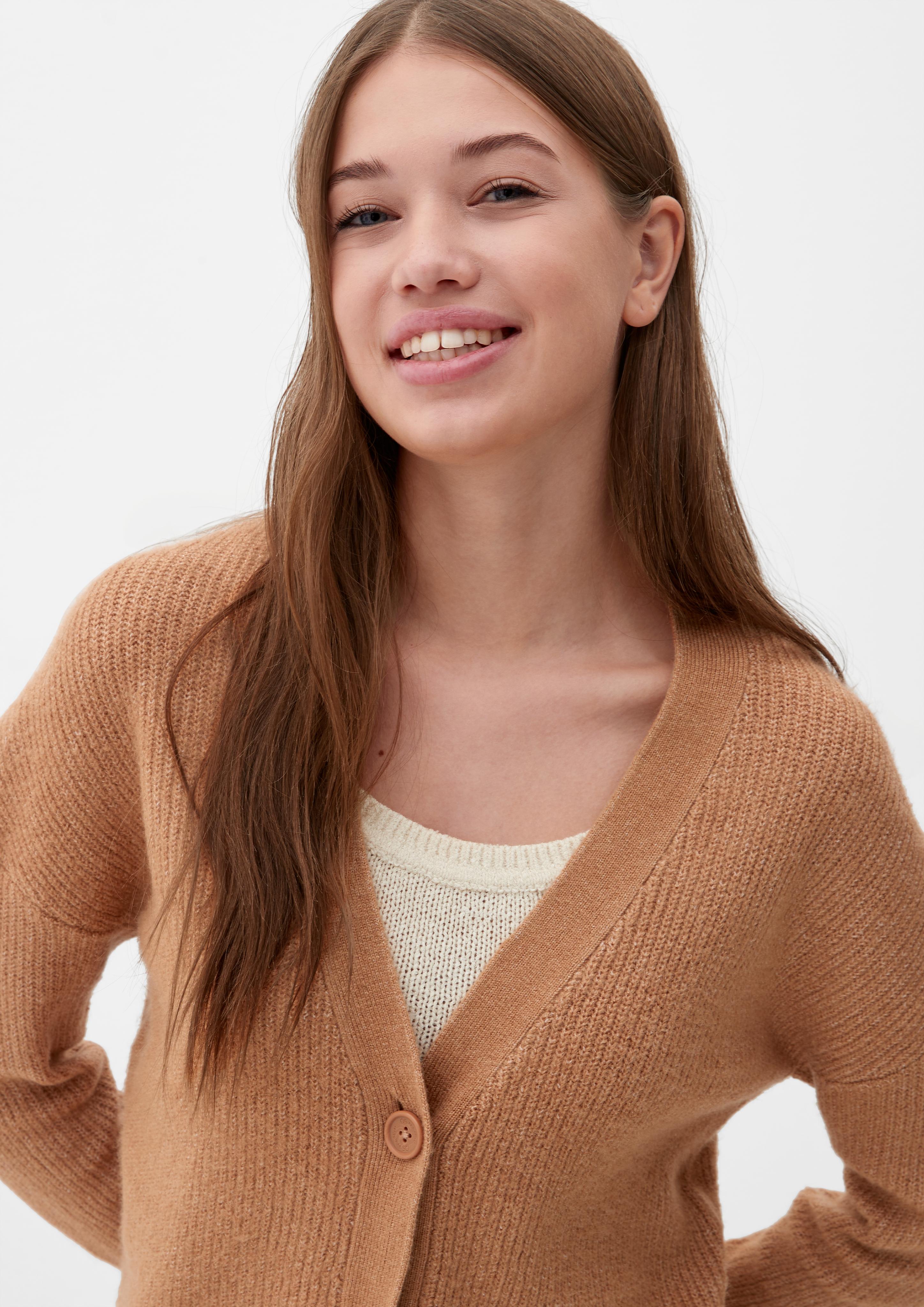 Strickjacke mit Knopfleiste  2119043-87W0