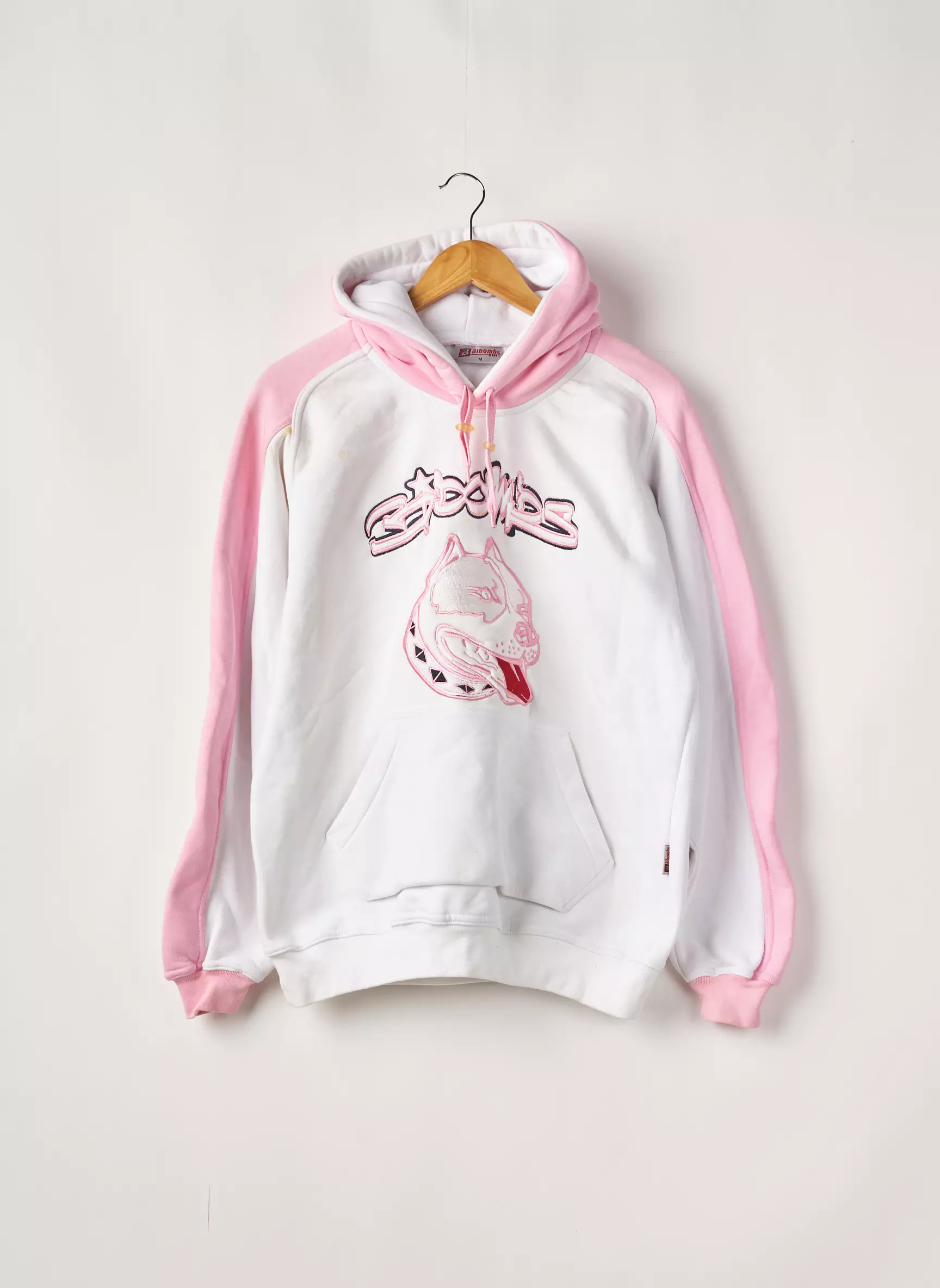 Bibombs Sweat Capuche Femme couleur blanc