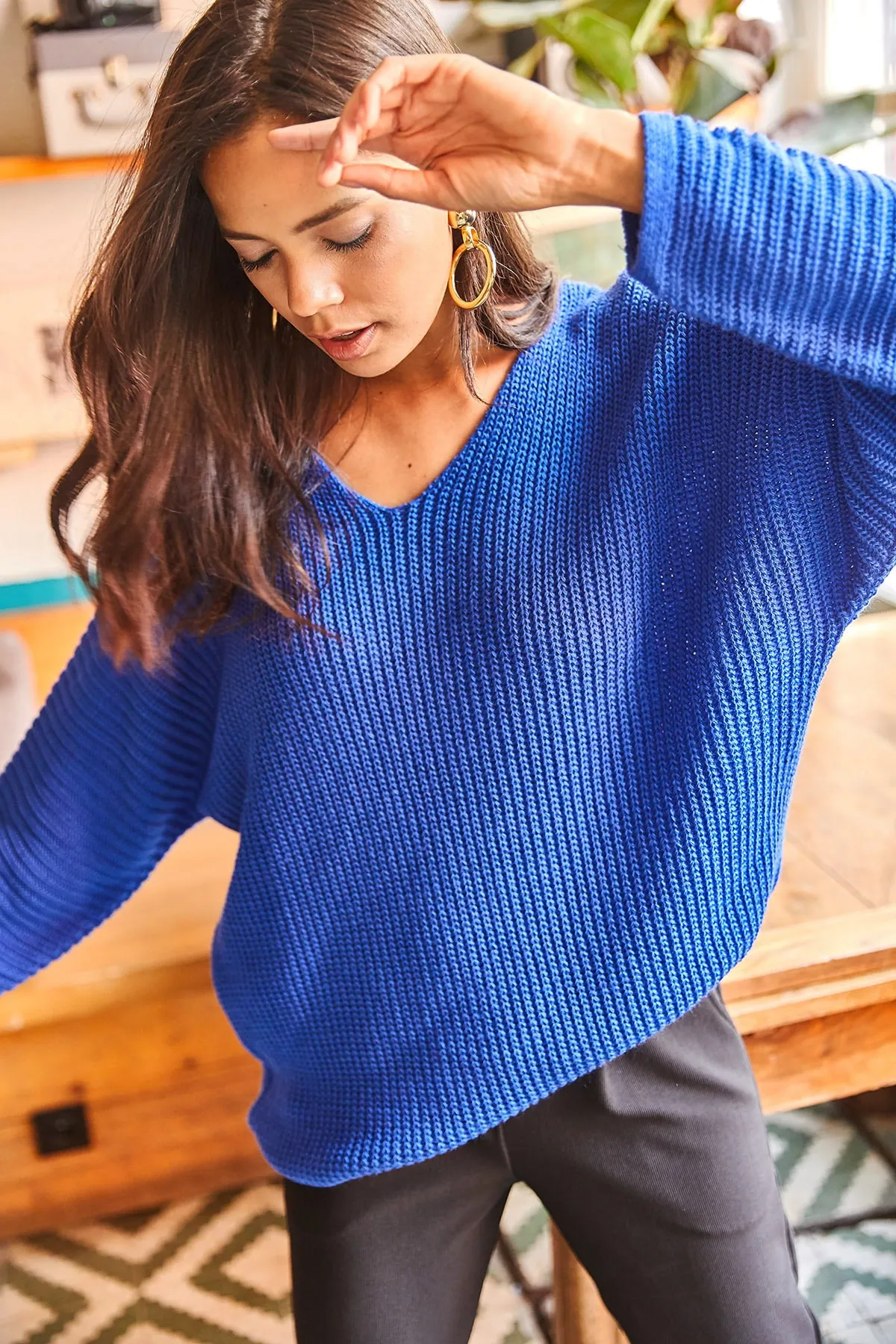 Olalook  Pullover - Dunkelblau - Regular Fit