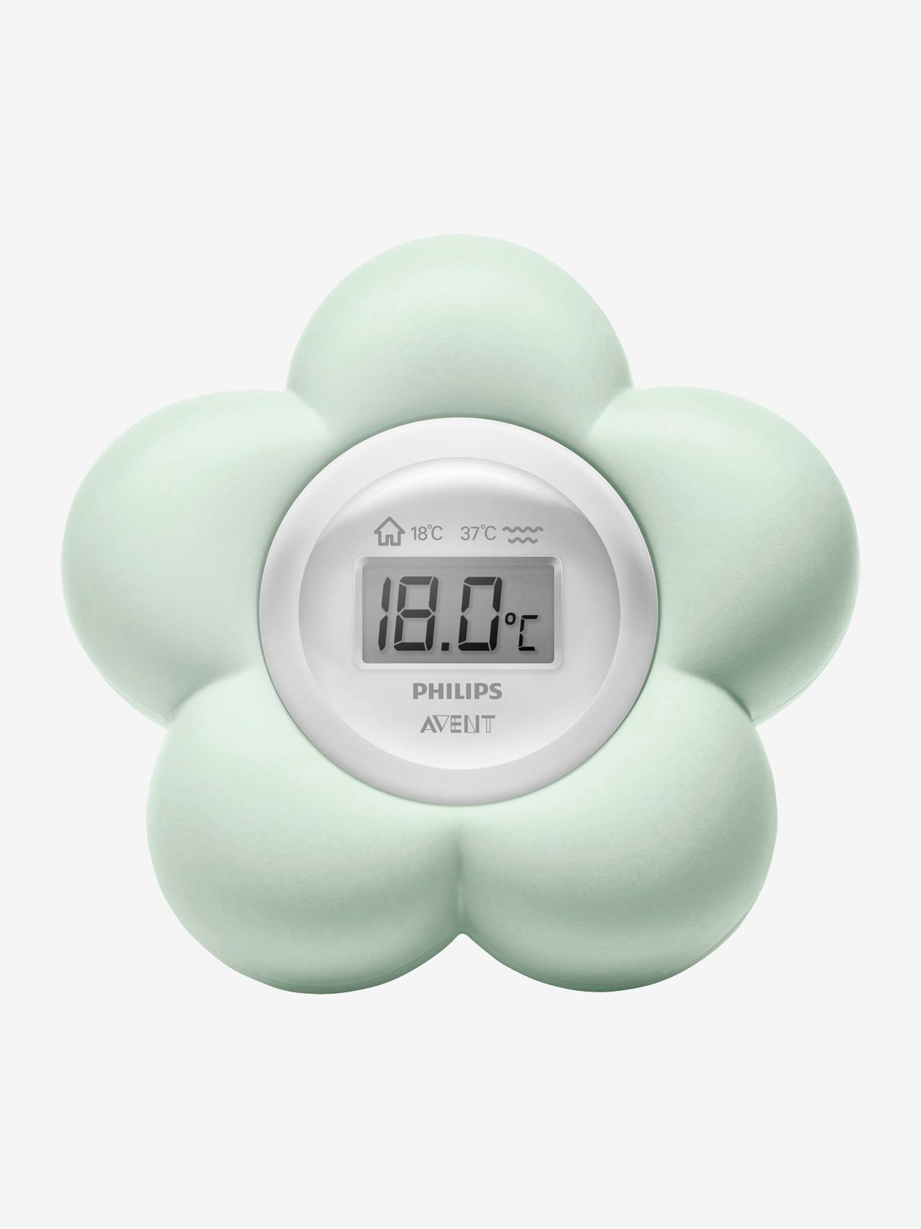 Thermomètre numérique 2 en 1 Philips AVENT forme fleur vert