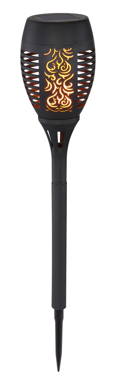 Globo Lighting Solarleuchte Kunststoff Schwarz, 12x LED
