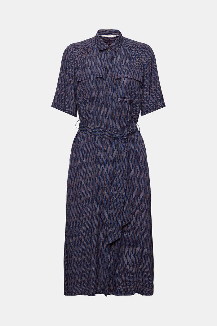 Midikleid mit Allover-Print