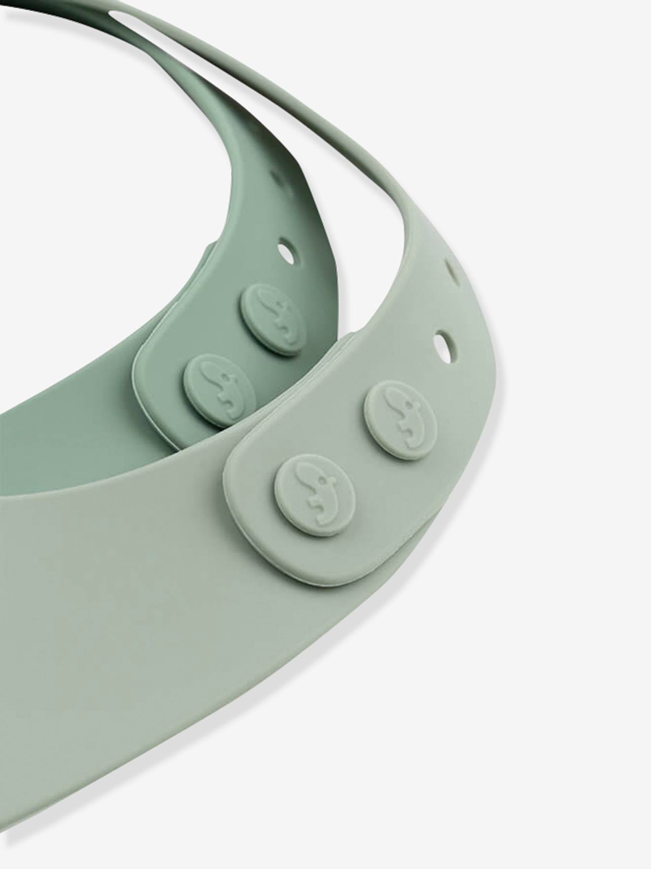 Lot de 2 bavoirs silicone Croco DONE BY DEER rose