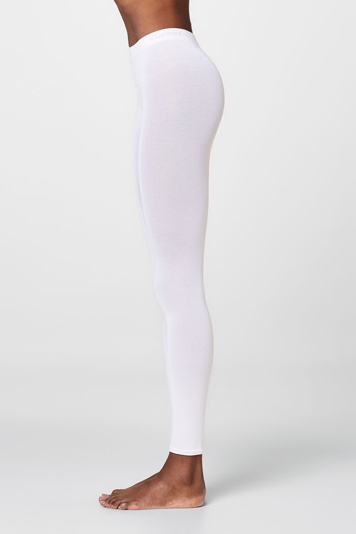 Blickdichte Leggings, Baumwoll-Mix
