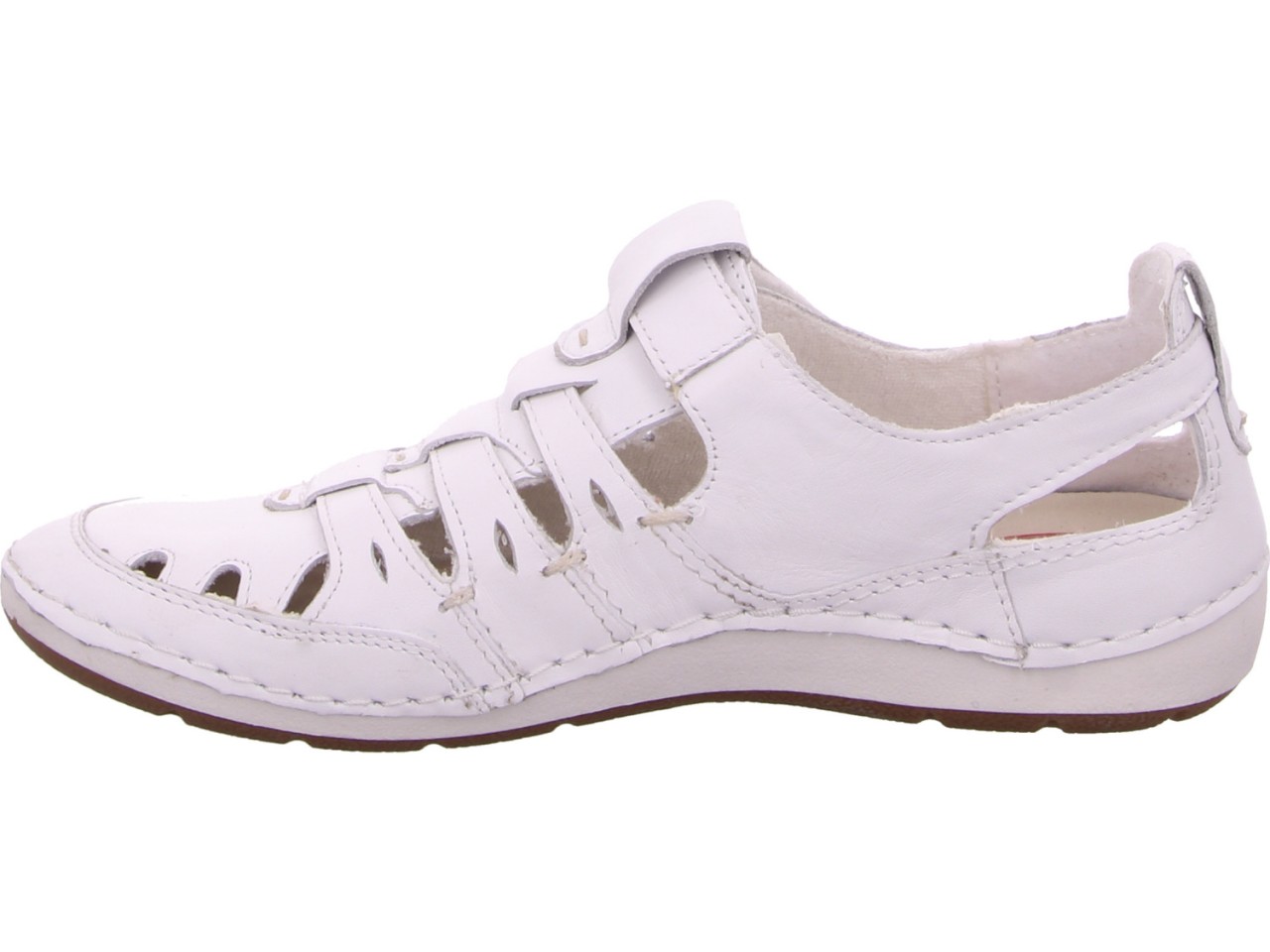 JANA Sportliche Slipper weiss