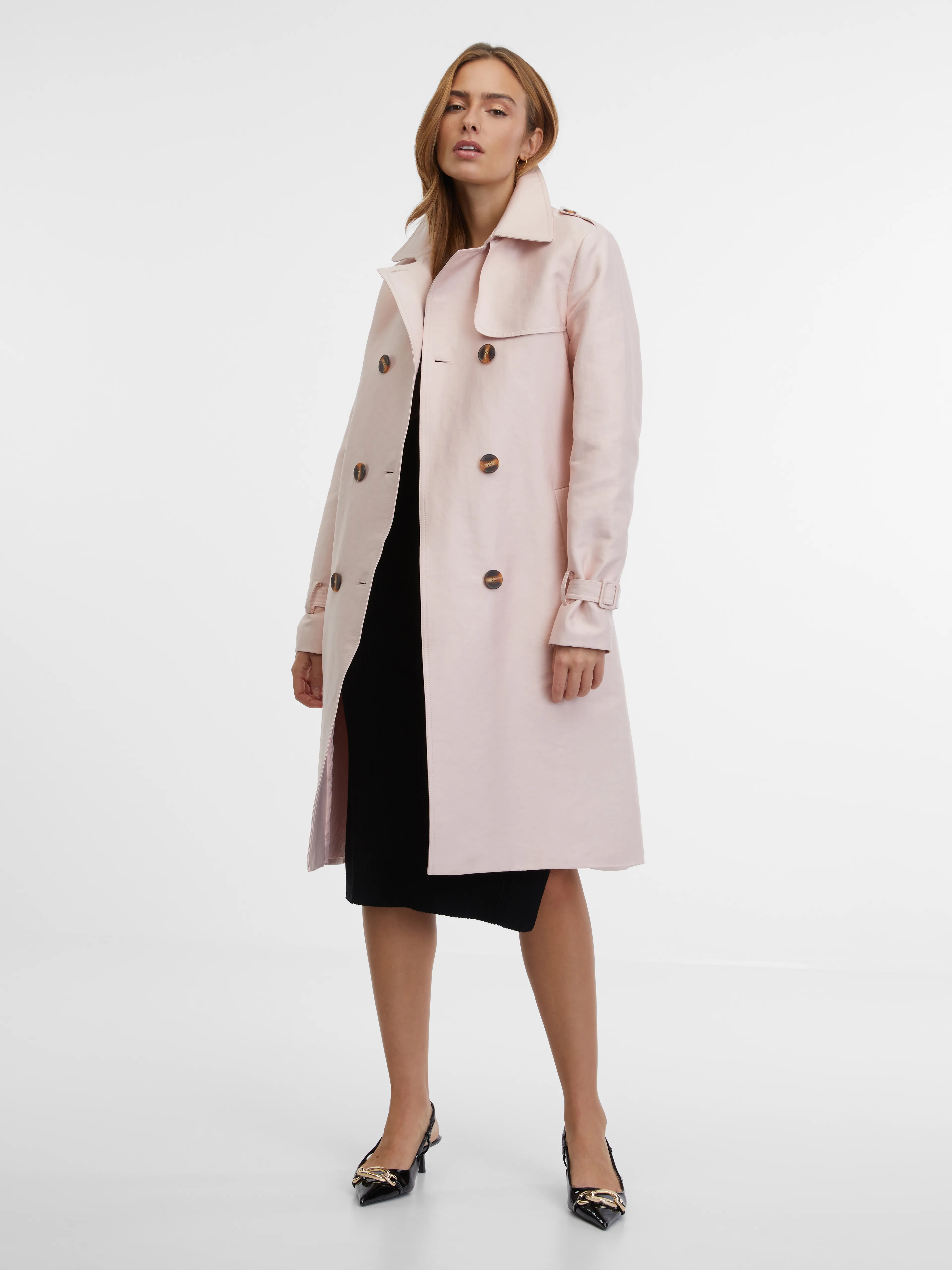 Hellrosa Damen-Trenchcoat ORSAY