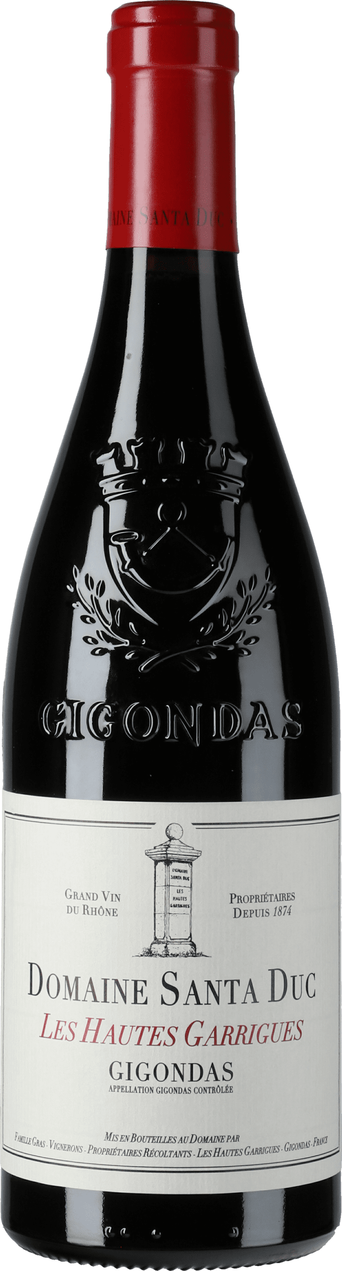 Domaine Santa Duc: Gigondas Les Hautes Garrigues 2020