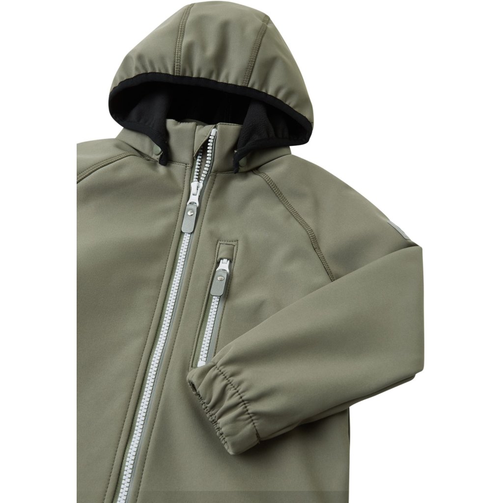 Reima Vantti Greyish Green Kinder Softshelljacke