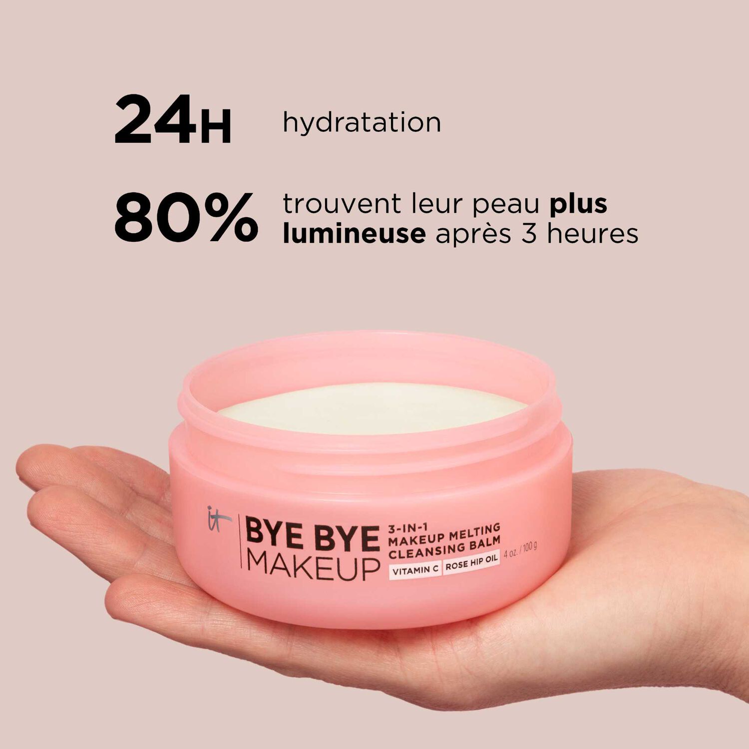 It Cosmetics Bye Bye Makeup Baume Démaquillant Fondant 3en1 100g