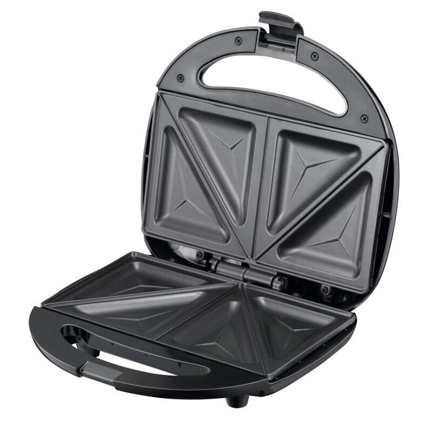Adexi Sandwichmaker Melissa Sandwichtoaster Maker Schwarz Edelstahl Grill Antihaft Waffeln