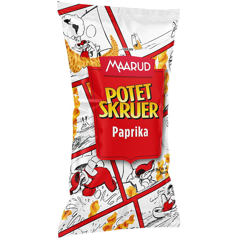 Maarud Potetskruer 90 g paprika