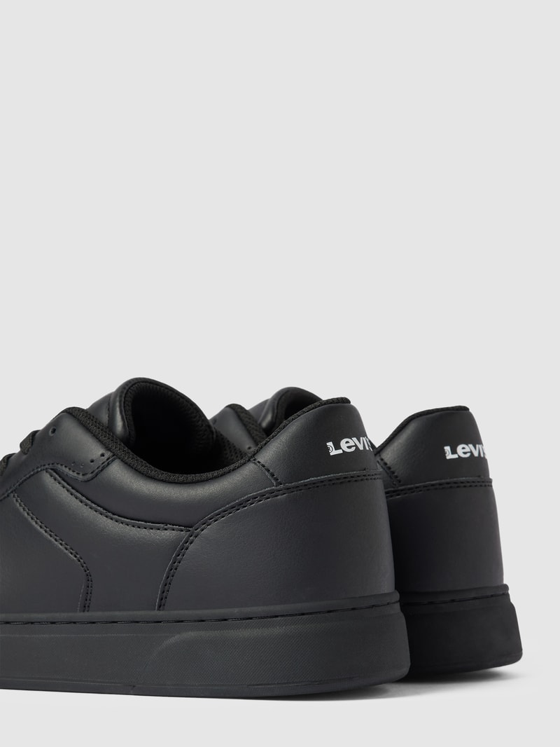 Sneaker mit Label-Details Modell 'RUCKER' in schwarz