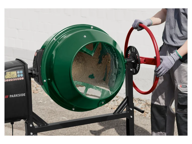 Betoneira PARKSIDE® PCM 125 A1, 120 l, 550 W