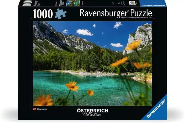 Puzzle 1000 Teile - Grüner See bei Tragöß