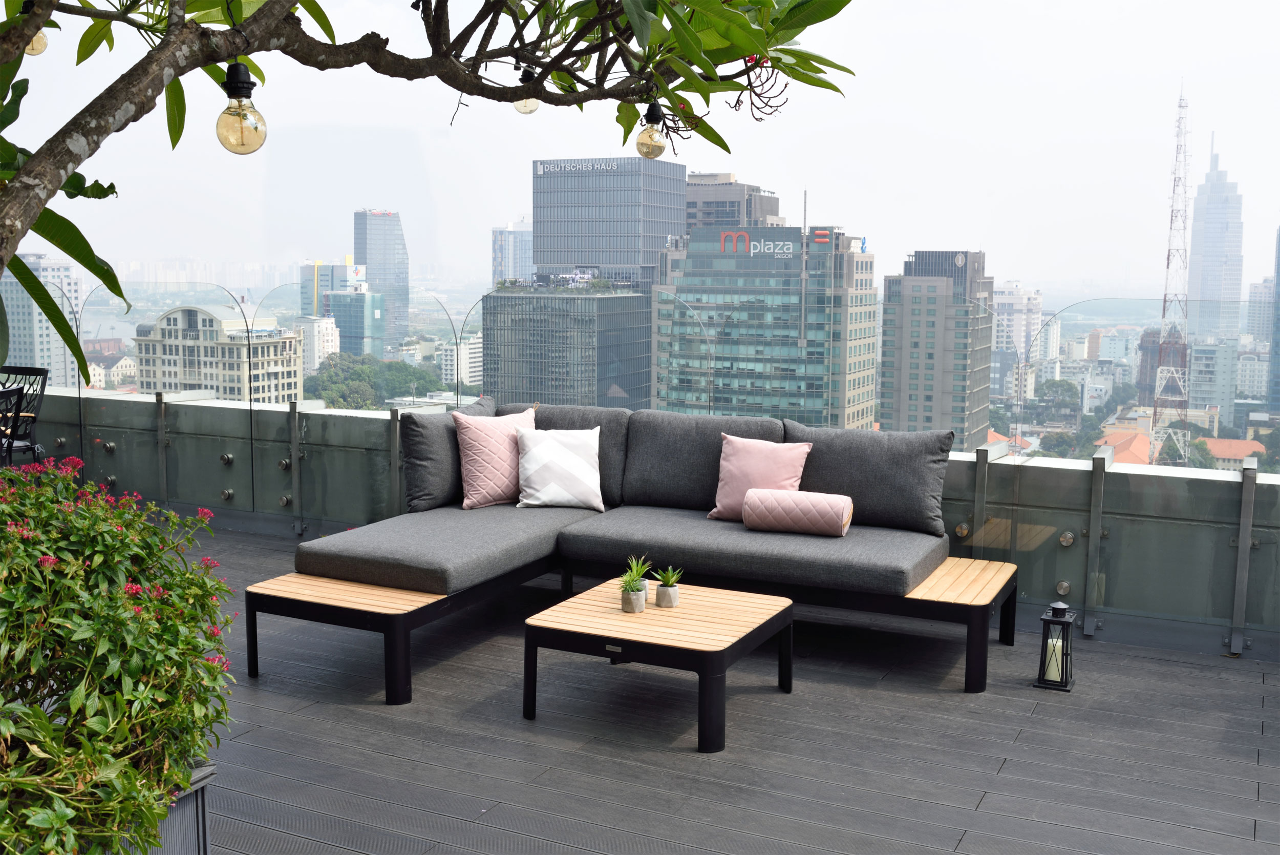 OUTDOORGartensofa Outdoor Loungemöbel