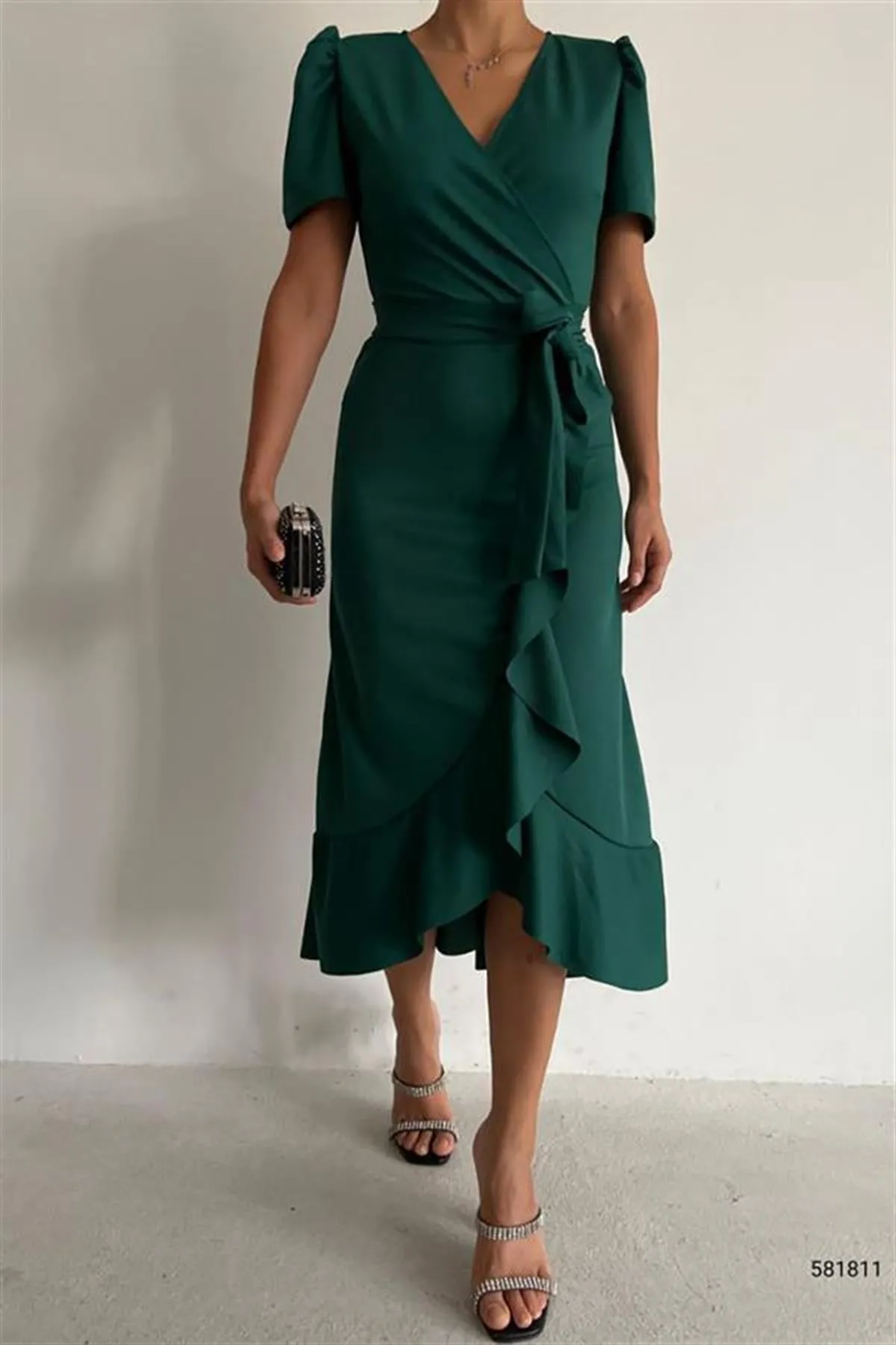Deafox  Kleid - Grün - A-Linie