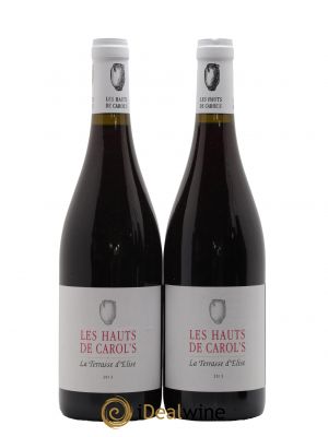 IGP Pays d'Hérault (Vin de Pays de l'Hérault) Les Hauts de Carol's Terrasse d'Elise (Domaine de la)  2013 - Lot de 2 Bouteilles