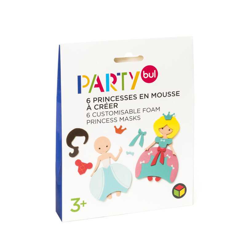 6 princesses en mousse à créer Oxybul