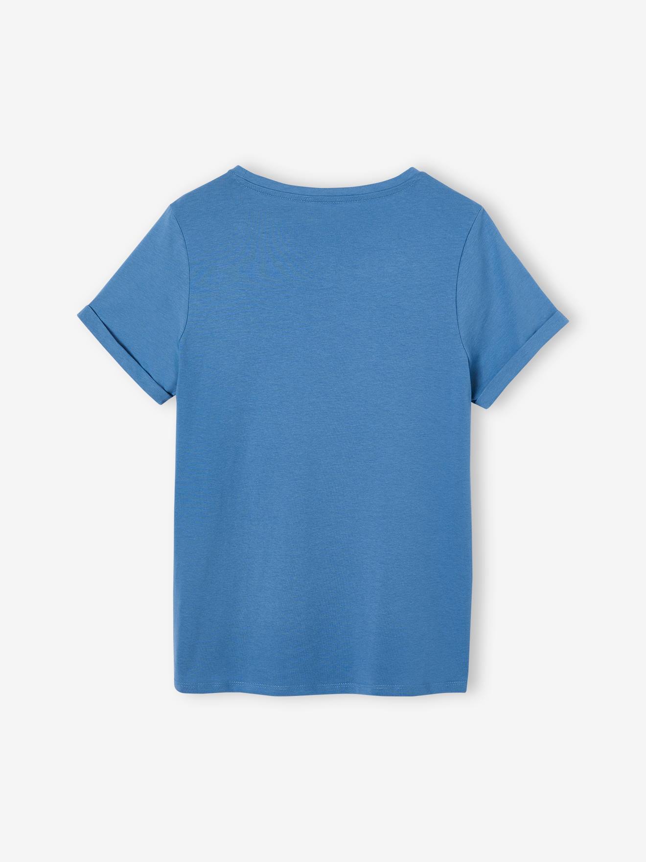 Vertbaudet Bio-Kollektion: T-Shirt für Schwangerschaft & Stillzeit CLUB MAMA, personalisierbar - senfgelb