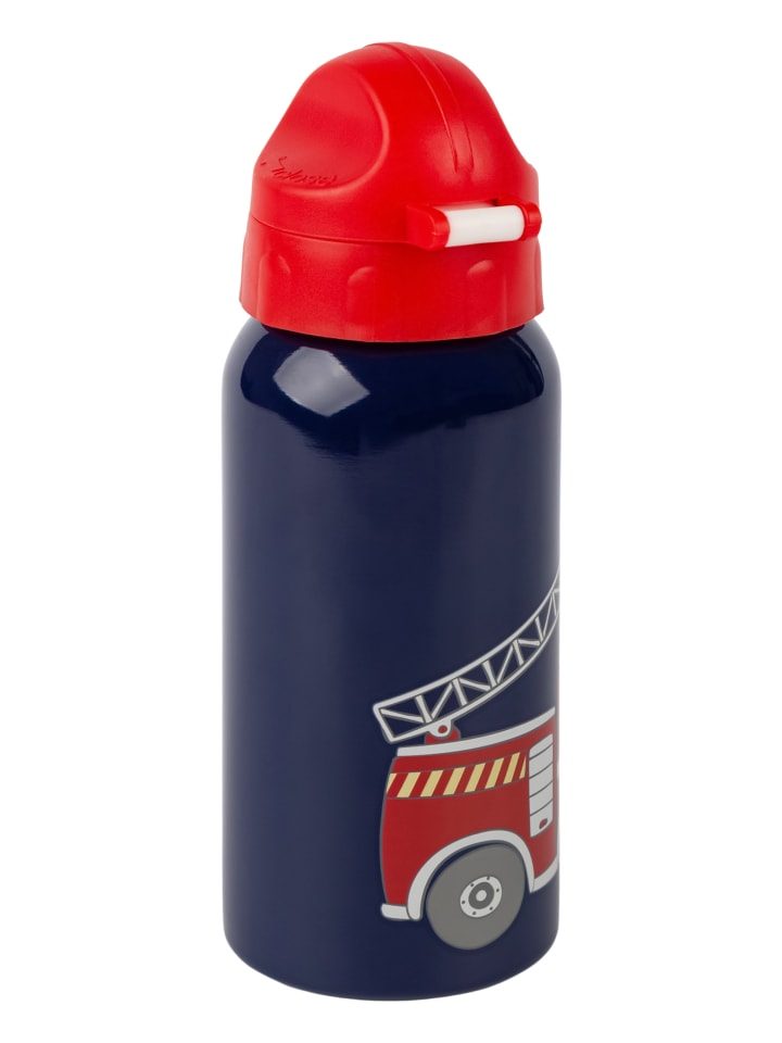 Sigikid Edelstahl Trinkflasche Feuerwehr 400 ml in dunkelblau/rot günstig kaufen onesize
