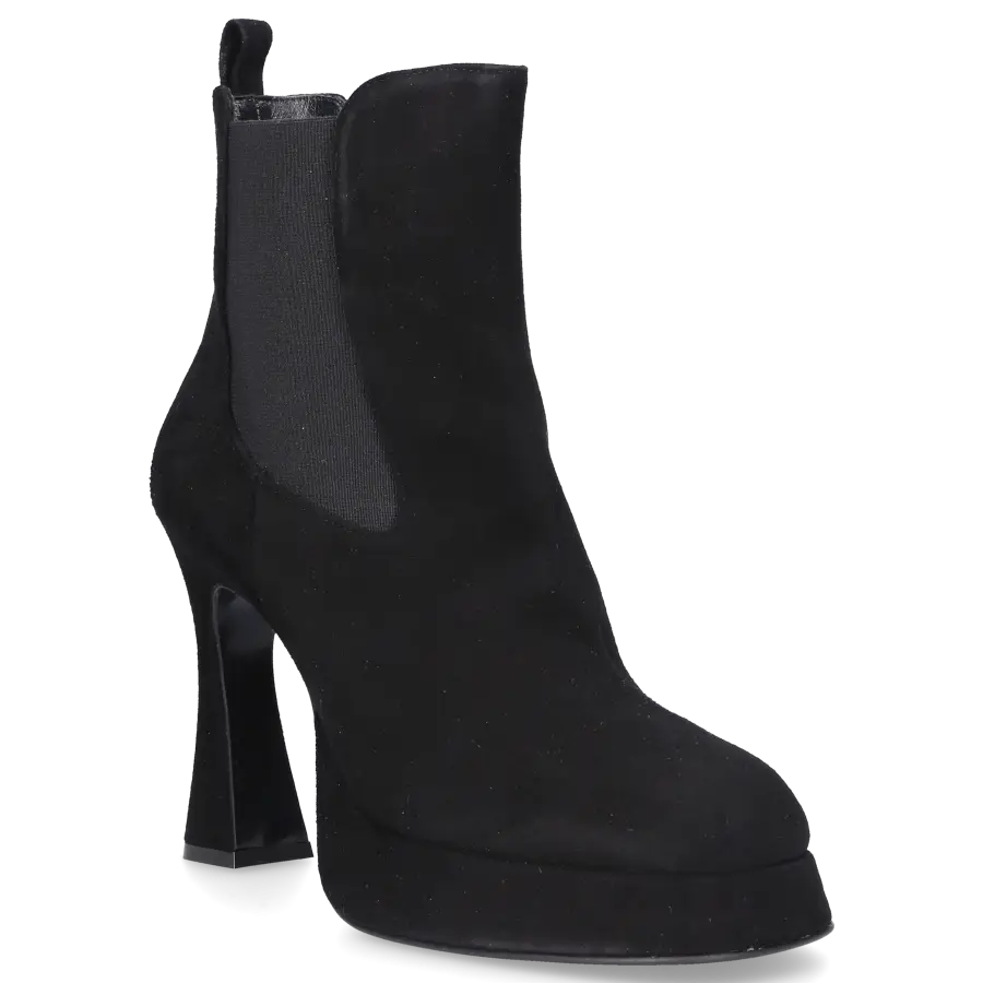 EN AVANT - Chelsea Boots 3014 Veloursleder - schwarz