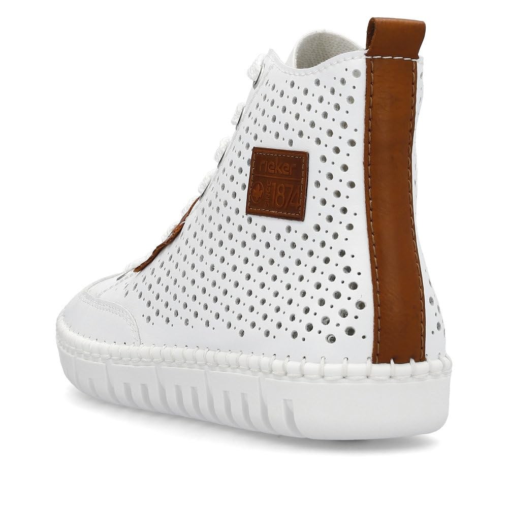 RIEKER Stiefeletten weiss