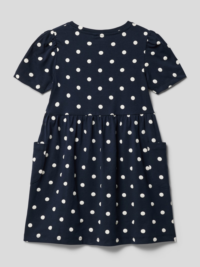 Kleid mit Streifenmuster Modell 'FANN' in marineblau