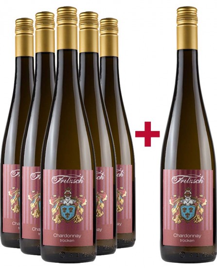 5+1 Paket Sprendlinger Wißberg Chardonnay trocken - Weingut Fritzsch & Sohn