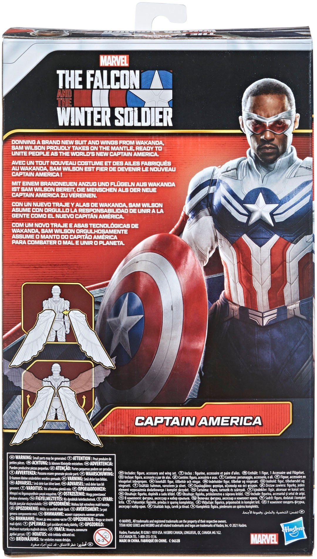 Hasbro Actionfigur Marvel Avengers Titan Hero Captain America