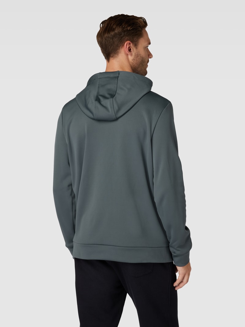 Hoodie mit Logo-Print in anthrazit