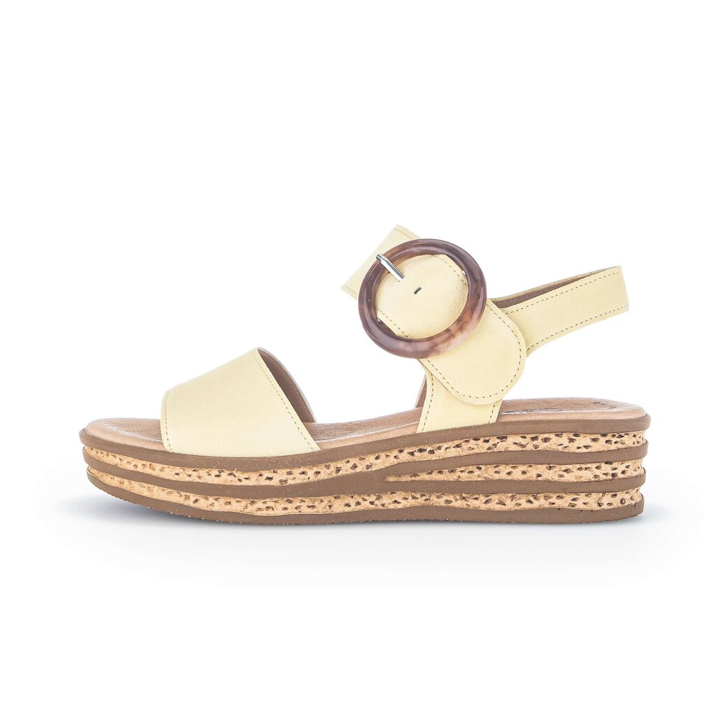 Gabor fashion Plateau Sandale gelb