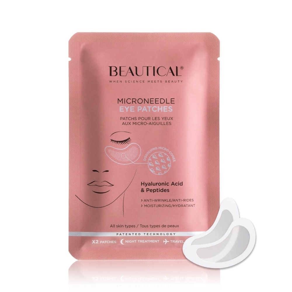 beautical Patchs pour les Yeux aux Micro-aiguilles Agissent pendant que vous dormez