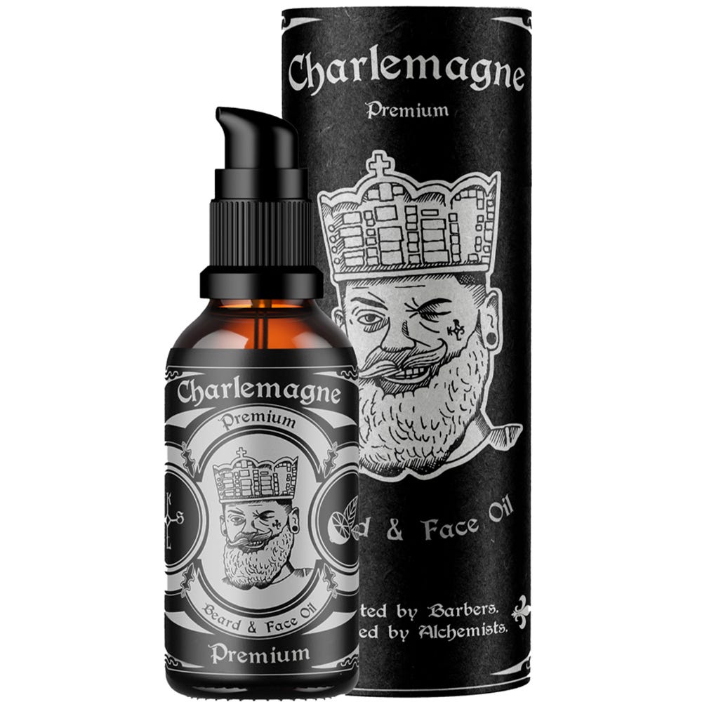 Charlemagne Premium Bartöl Leather 30 ml