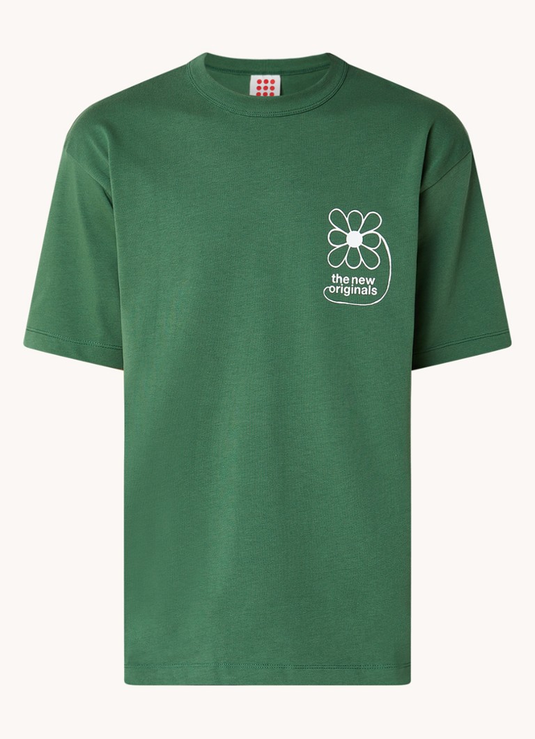 The New Originals Flower T-shirt with logo and back print