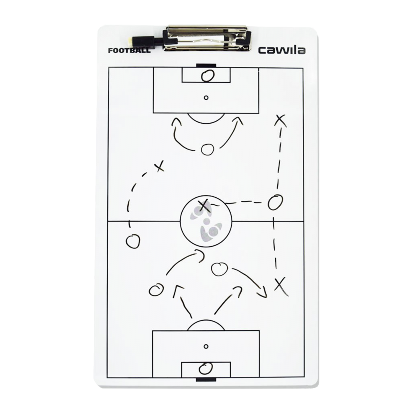 Cawila Clipboard Fußball Weiss