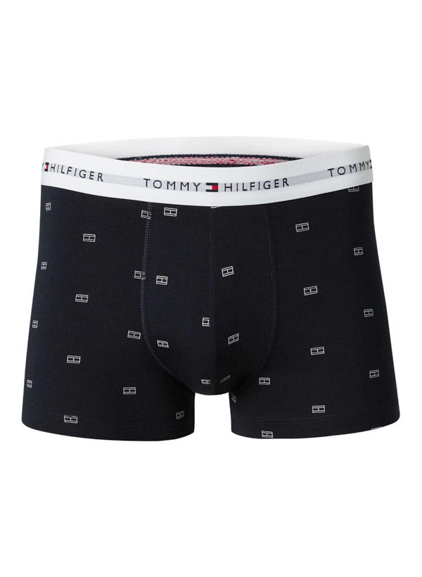 Tommy Hilfiger, Trunks, Baumwoll-Stretch, nachtblau-weiß-rot