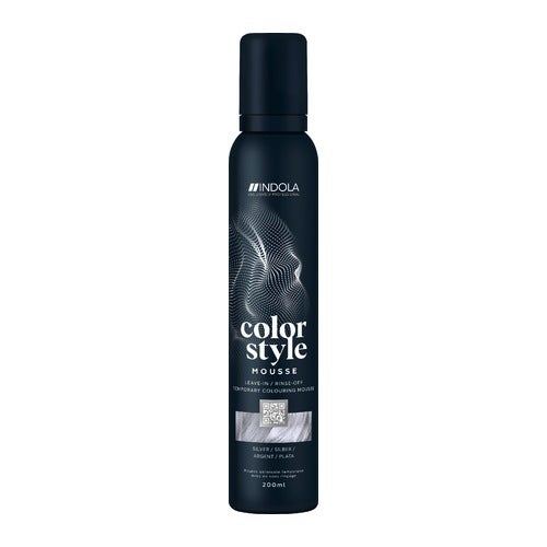 Mousse Indola Color Style 200 ml Argento