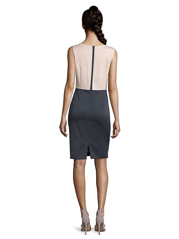 Vera Mont Kleid in Anthrazit/ Hellrosa günstig kaufen 38