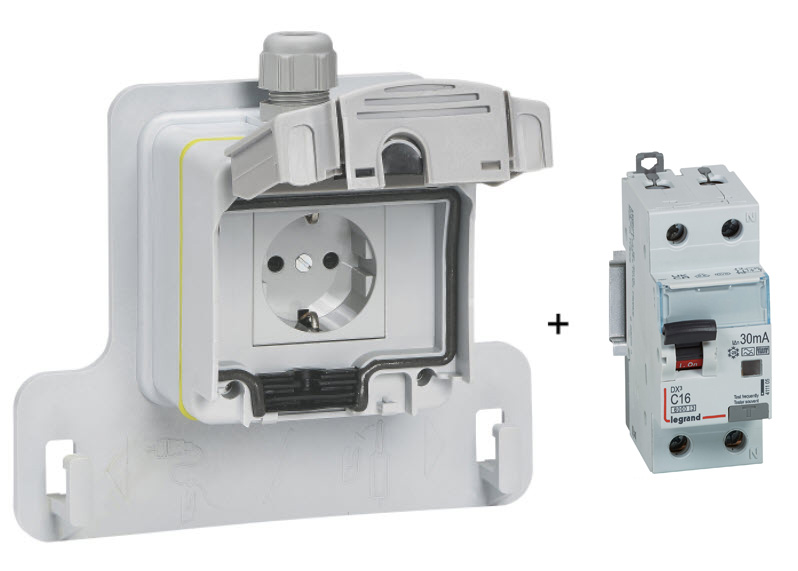 Green' Up Steckdose 090470DE für Elektrofahrzeuge & Plug-in-Hybridfahrzeuge von Legrand - ATU
