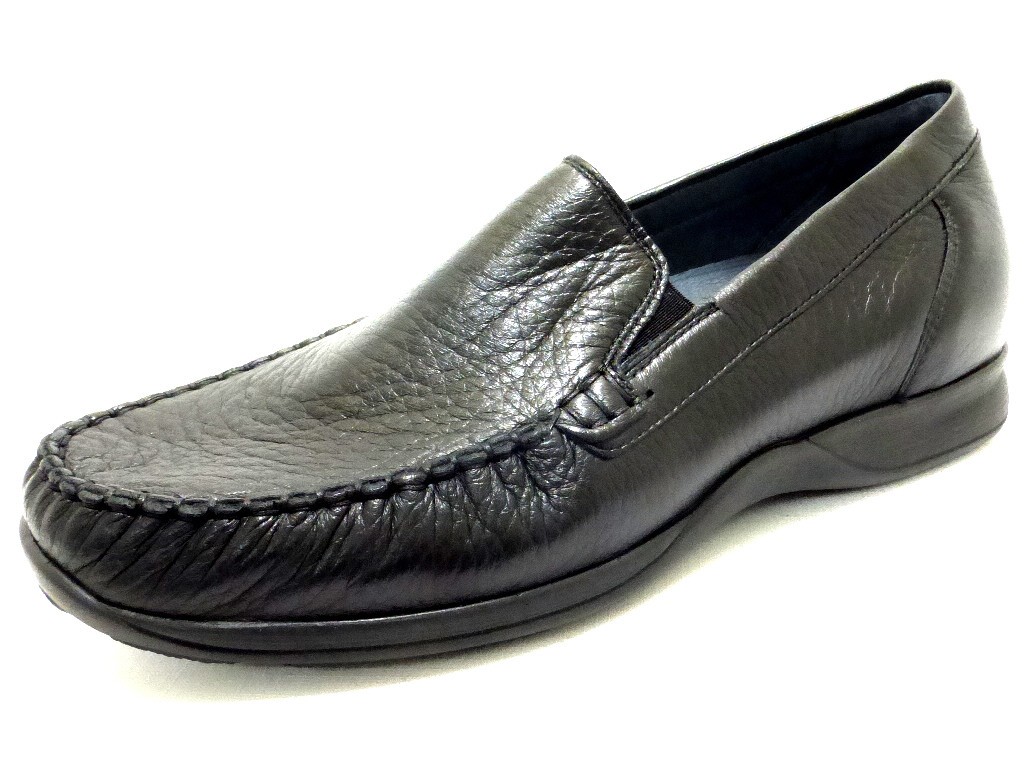 WALDLÄUFER Klassische Slipper schwarz